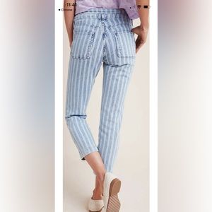 Pilcro and the Letterpress striped jeans